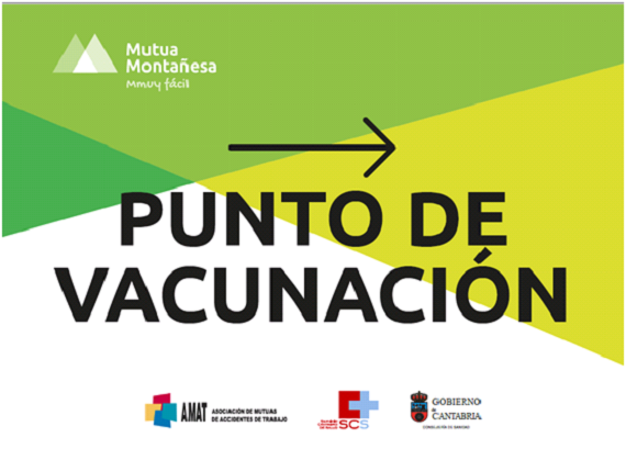Participamos en la campaña de vacunación contra la Covid-19 en el Hospital Mutua Montañesa